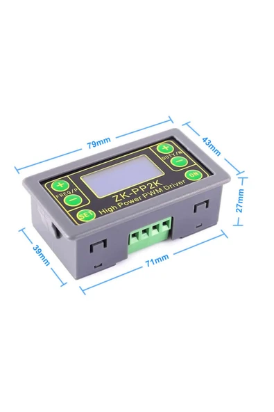 ROBİZ Panel Kutulu ZK-PP2K Kare Dalga Sinyal Jeneratörü Çift Modlu 1 kanallı 1Hz-150KHz PWM Pulse Frekansı - Resim 8