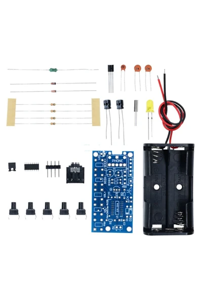 ROBİZ Demonte Hex3653 Stereo Fm Radyo Alıcı Modül Elektronik Eğitim Kiti Dc 1.8v-3.6v Kablosuz Dijital - Resim 7