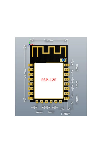 ROBİZ Esp-12f Esp8266 Wıfı Modül Wifi Kablosuz Internet Iot Modülü - Resim 8