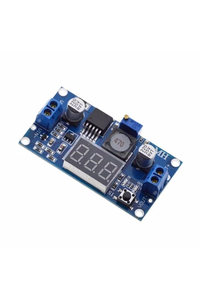 CNL Voltmetreli Lm2596 Ayarlı Modül Ayarlanabilir 3a Güç Kaynağı - 3