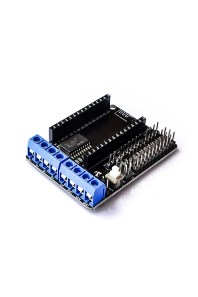 ARS Robotechnicals Nodemcu L293d Shield Motor Sürücü Esp8266 Kablosuz Internet Wifi Motor Uzaktan Kontrol Robo - Resim 5