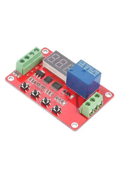 ROBİZ DVB01 DC12V Modül Voltmetre Şarj Deşarj Koruma Voltaj Aralık Karşılaştırıcı 220V 6A Röle Kontrol - Resim 8