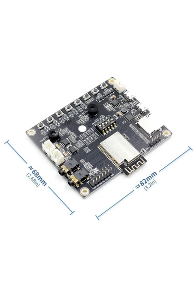 ROBİZ ESP32-Audio-Kit Ses Uygulama Geliştirme Kartı Wifi Bluetooth  Ev Otomasyon Kontrol Müzik Çalma Sesli - Resim 2