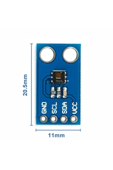 ROBİZ Hdc1080 Sıcaklık Ve Nem Sensör Modülü Yüksek Hassasiyet Iıc Dijital Nem Sensörü Klima Termostat