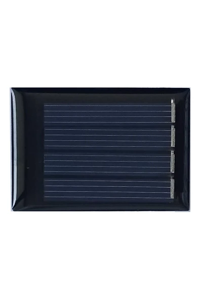 ROBİZ Güneş Pili 2V 50mA 34x50mm Solar Fotovoltaik Hücre Elektrik Üretici Panel Modül Pil Akü Batarya - 2