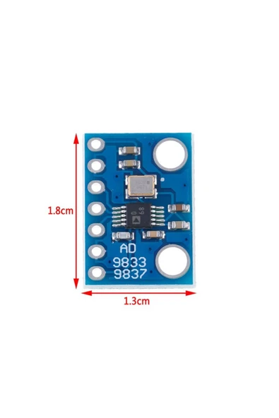 ROBA Ad9833 Sinüs Kare Ve Üçgen Sinyal Jeneratör Modülü Spı 0.1hz-25mhz 28 Bit
