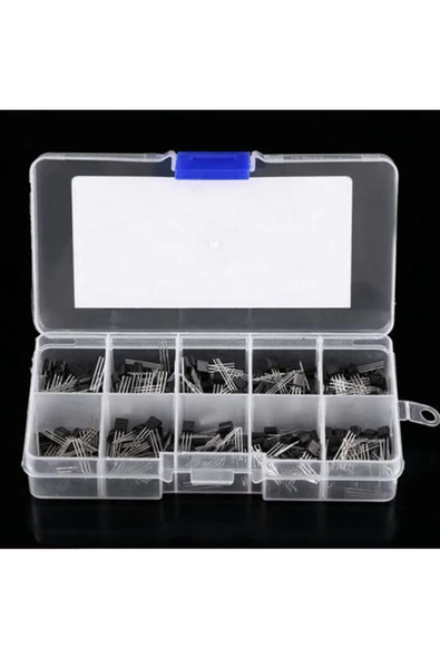 ROBİZ 200 Adet Transistör Seti Kutulu 10 Tip Npn Pnp To-92 Bc327 Bc337 Bc517 Bc547 Bc548 Bc549 Bc550 - Resim 7