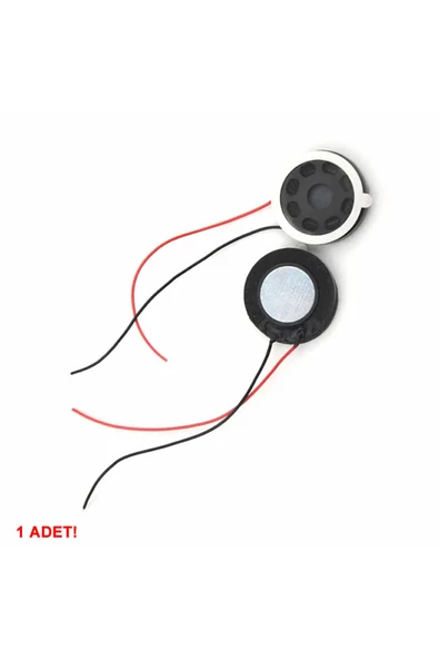 ROBİZ Hoparlör 1W 8ohm 20mm Yuvarlak 10cm Kablolu Mini 2cm Speaker Ses Müzik Amfi Ürün Müze Otomobil - 5