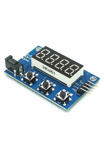 ROBİZ HX711 Gösterge Modülü  Elektronik Tartı 5/10 Kg Ağırlık Sensör Hassas Ölçüm Dijital Ekran Load Cell - Resim 2