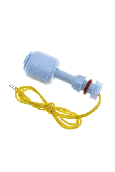 ROBİZ 52mm Dikey Tip Su Sıvı Seviye Sensörü Plastik 10w Nc Şamandıra Mekanik Anahtar Kazan Kap Depo Tank - Resim 3