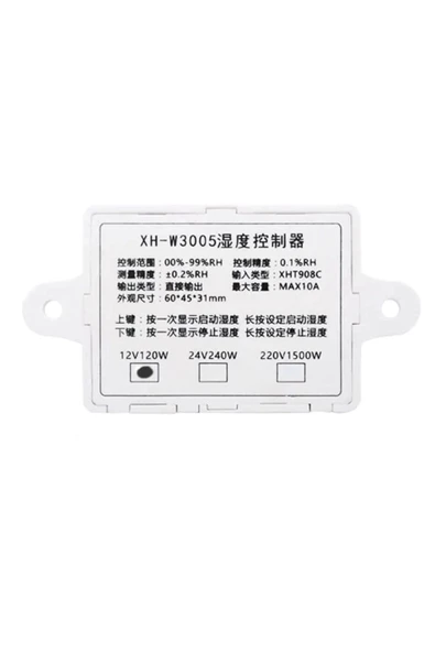 ROBİZ Xh-w3005 12v 120w Dijital Nem Kontrol Seralar Kuluçka Makineleri - Resim 8