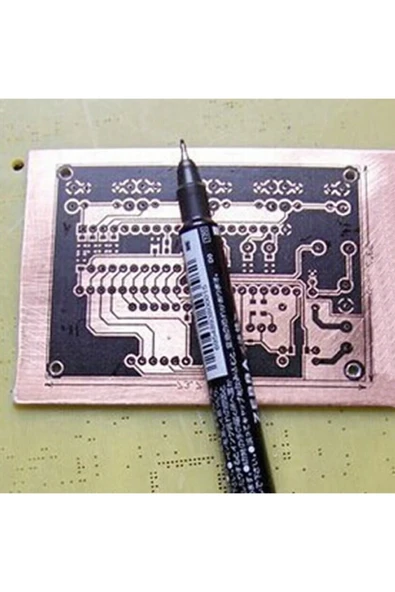 ARS Robotechnicals 1mm Pcb Çizim Kalemi Kalın Uç M Baskı Devre Prototip Asetat Kalem - 8
