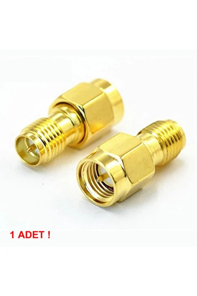 ROBİZ Sma Erkek To Rp Sma Dişi Adaptör Soket Altın Kaplama Soket 0-6ghz Rf Wi-fi Anten Fpv Lora Helium - 2