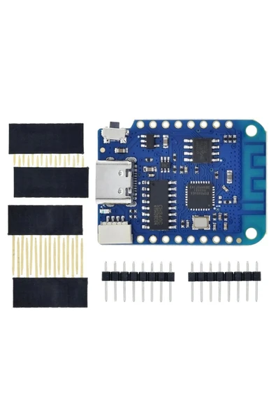 ARS Robotechnicals Wemos D1 Mini V4 Esp8266 Kablosuz Internet Wifi Iot Geliştirme Kartı Type C - 6