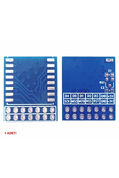 Alkatronik Ra-01 Rf Modül için Dip Çevirici PCB 433Mhz Lora RA01 Kablosuz Haberleşme Modül Pcbsi Devre Kartı - 3