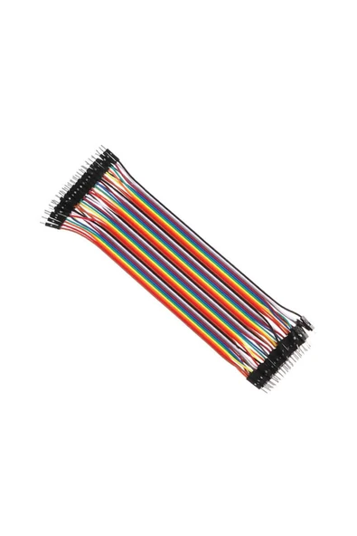 CNL 20cm 40 Pin Erkek Erkek Dupont Kablo Ayrılabilir 2.54mm 10renk Breadboard Atlama Kablosu Jumper - Resim 5