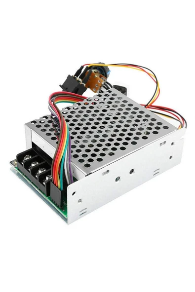 ROBİZ 55v 60a Ayarlanabilir Dc Motor Hız Kontrol Devresi Potansimetre Kontrol Yön Kontrol Anahtarı Led Hız - Resim 4