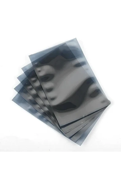 ROBİZ Antistatik Poşet 8x12cm 100 Adet Şeffaf Su Toz Geçirmez Koruyucu Esd Metalize Torba Çanta Elektronik - 6