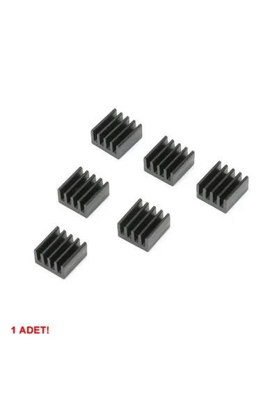 ROBİZ 8.8mm X 8.8mm X 5mm Alüminyum Metal Soğutucu Blok Radyatör Amfi Led Entegre Transistor Vga Ram - Resim 5