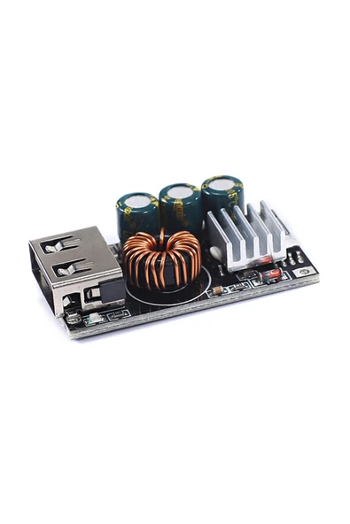 ROBİZ Qc3 Hızlı Şarj Modülü Dc 10-32v 24w To 5v Usb Voltaj Düşürücü Cep Telefonu - Resim 5