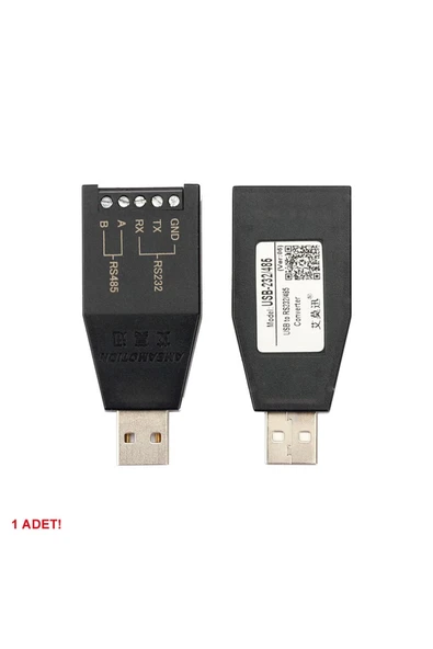 ROBİZ Amsamotion Usb To Rs232 / Rs485 Modül Kutulu Endüstriyel Tip Seri Port Sinyal Çevirici Haberleşme - Resim 5