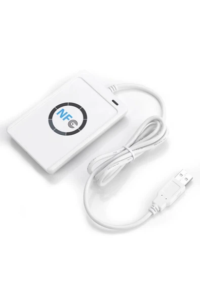 ROBİZ ACR122U 13.56Mhz Rfid Okuyucu Yazıcı Usb Kopyalayıcı Nfc Manyetik Kart Anahtarlık Etiket Okuyucu