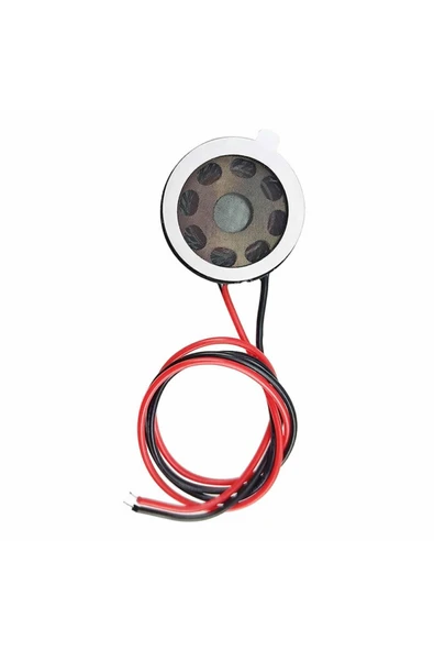 ROBİZ Hoparlör 1W 8ohm 20mm Yuvarlak 10cm Kablolu Mini 2cm Speaker Ses Müzik Amfi Ürün Müze Otomobil - 3