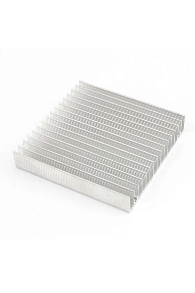 ROBİZ 10cm x 10cm x 1.8cm Alüminyum Metal Soğutucu Blok  Radyatör Amfi Led Entegre Transistor Vga Ram - Resim 5