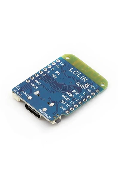 ARS Robotechnicals Wemos D1 Mini V4 Esp8266 Kablosuz Internet Wifi Iot Geliştirme Kartı Type C - 7