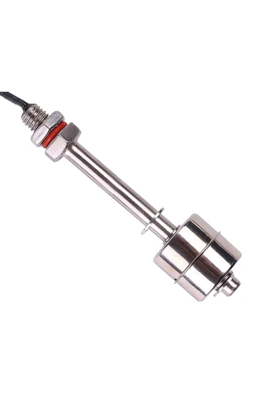 ROBİZ Metal Sıvı Su Seviye Sensörü 150mm Paslanmaz Çelik Şamandıra Mekanik Anahtar Kazan Kap Depo Tank - Resim 4