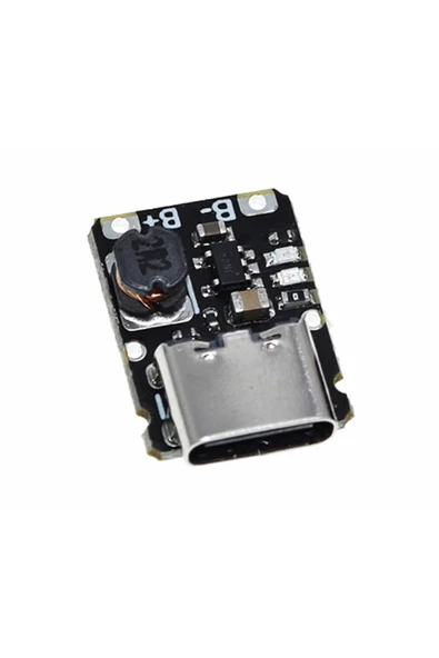 ROBİZ TP4057 Type C Pil Şarj Deşarj Modülü Mini Powerbank Devresi 3.7V Lityum Lion 18650 Batarya Akü 5V - 6