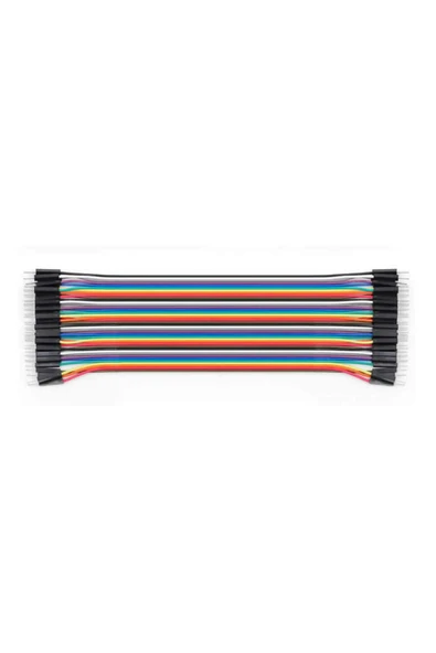 CNL 20cm 40 Pin Erkek Erkek Dupont Kablo Ayrılabilir 2.54mm 10renk Breadboard Atlama Kablosu Jumper - Resim 6