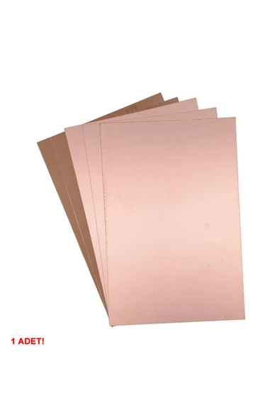 ROBİZ 20x30cm Tek Yüz Bakır Plaket Pcb Elektronik Baskı Devre Prototip Test Deney Deneme Kartı FR4 Levha - Resim 5