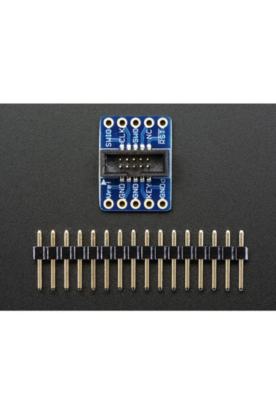 ROBİZ 2x5 Pin 1.27mm To 2.54mm Converter Board. Adafruit 2743 Dönüştürücü Kart Pcb - 3