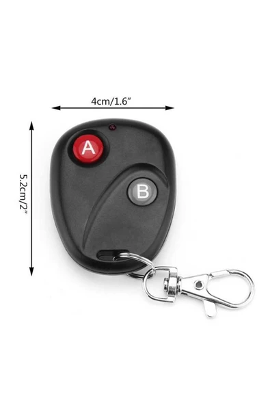 ROBİZ 433Mhz Uzaktan Kumanda 2 Buton Garaj Otomatik Kapı Kepenk Bariyer Alarm Lamba Akıllı Ev Otopark - Resim 8