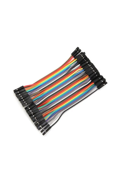 ROBİZ 10cm 40 Pin Dişi Dişi Dupont Kablo Breadboard Jumper Ayrılabilir - 3