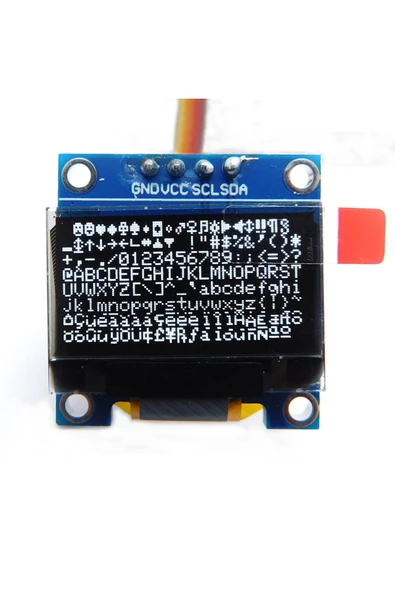 ROBİZ 0.96 Inch Beyaz Oled Lcd Modül 128x64 Pixel Iıc I2c Seri 0.96” Ekran - Resim 3