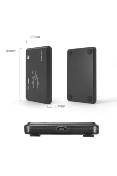 FC 13.56Mhz Usb Rfid Okuyucu RFID Manyetik Kart Anahtarlık Etiket Okuyucu Personel Takip Kapı Giriş - Resim 5