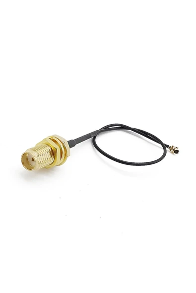 ROBİZ 30cm Dişi Sma Ipex Ufl RF Bağlantı Kablosu Mhf1 SMA Dişi Soket to Altın Kaplama Konnektör Koaksiyel - 6