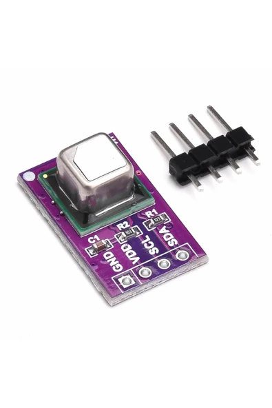 ROBİZ SCD40 Karbondioksit Sensör Modülü Sıcaklık Nem IIC  400ppm  2000 ppm Hava Kalite İzleme Klima - Resim 5