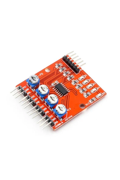 ARS Robotechnicals 4 Kanal Kızılötesi Ir Çizgi İzleme Takip Sensör Modülü Engel Algı - Resim 4