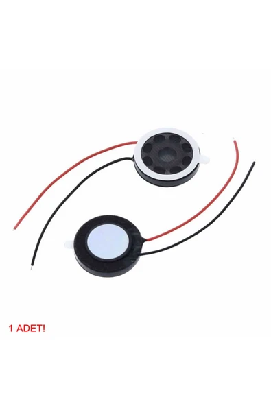 ROBİZ Hoparlör 1W 8ohm 20mm Yuvarlak 10cm Kablolu Mini 2cm Speaker Ses Müzik Amfi Ürün Müze Otomobil - 8