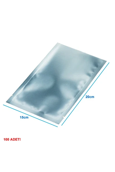 ROBİZ Antistatik Poşet 15x20cm 100 Adet Su Toz Geçirmez Koruyucu Esd Metalize Torba Çanta Elektronik Devre - 2