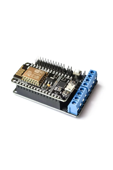ARS Robotechnicals Nodemcu L293d Shield Motor Sürücü Esp8266 Kablosuz Internet Wifi Motor Uzaktan Kontrol Robo - Resim 2