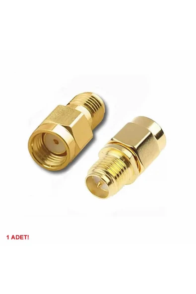 ROBİZ Rp Sma Erkek To Rp Sma Dişi Adaptör Altın Kaplama Soket 0-6ghz Rf Wi-fi Anten Fpv Lora Helium ürün görseli