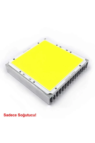 ROBİZ 10cm x 10cm x 1.8cm Alüminyum Metal Soğutucu Blok  Radyatör Amfi Led Entegre Transistor Vga Ram - Resim 4
