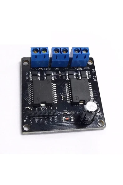 ROBA Dual Mc33886 Motor Sürücü Modül 40v 5a Akıllı Robot Araba - Resim 7