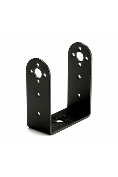 ROBİZ Uzun U Servo Motor Metal Montaj Parçası Braket MG995 MG996R S3003 TD-8120MG Alüminyum Tutucu Robot - Resim 5