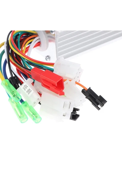 ROBİZ DC 36V / 48V 350W Fırçasız Motor Sürücü Scooter Elektrikli Bisiklet Beyin Bldc Hız Kontrol Kartı - Resim 3