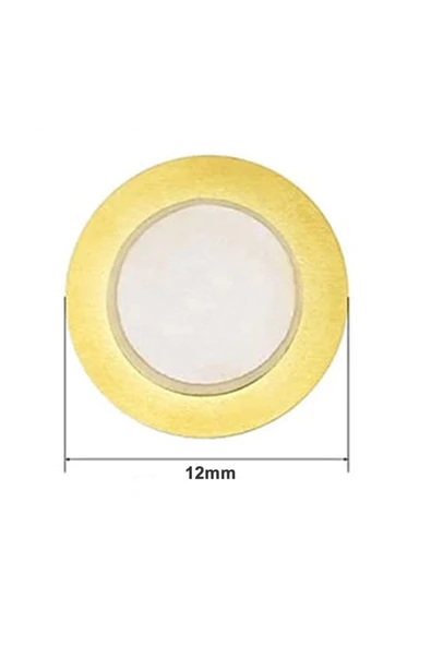 ROBİZ 12mm Piezo Disk Ses Üretici Oyuncak Alarm Acil Tehlike Uyarı Kapı Zil Oyun Ton Şarkı Kısa Devre - Resim 6